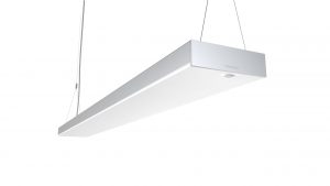 Typisch fÃ¼r die Opendo LED sind die randlose LichtaustrittsflÃ¤che Ã¼ber die gesamte Leuchtenbreite und eine seitliche akzentuierende Lichtkante. (Bild: Trilux GmbH & Co. KG)